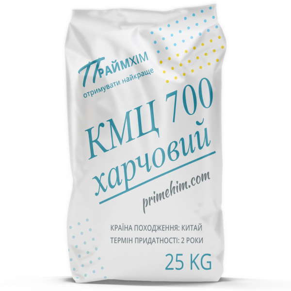Мешок с пищевой карбоксиметилцеллюлозой (КМЦ) 700-900 от Primehim