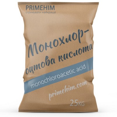 Монохлоруксусная кислота – белый кристаллический химический реагент для промышленности от ПраймХИМ