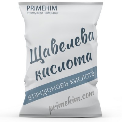 Мешок с технической щавелевой кислотой 25 кг для промышленного применения.